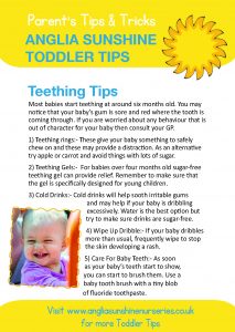 Sunshine Toddler Tips: Teething Tips